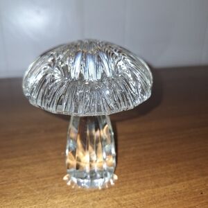 Clear Glass Mushroom